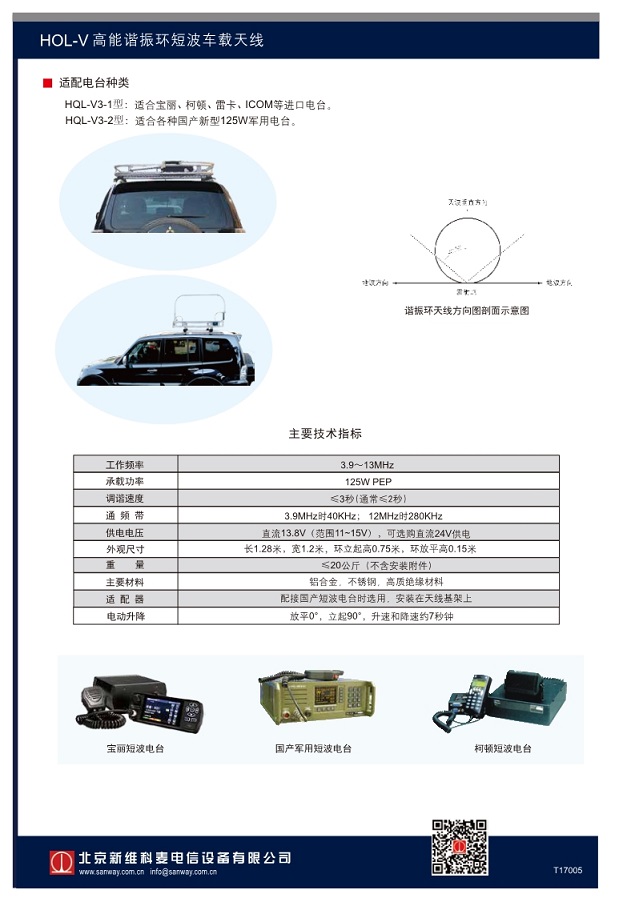 HQL-V高能諧振環(huán)車(chē)載天線